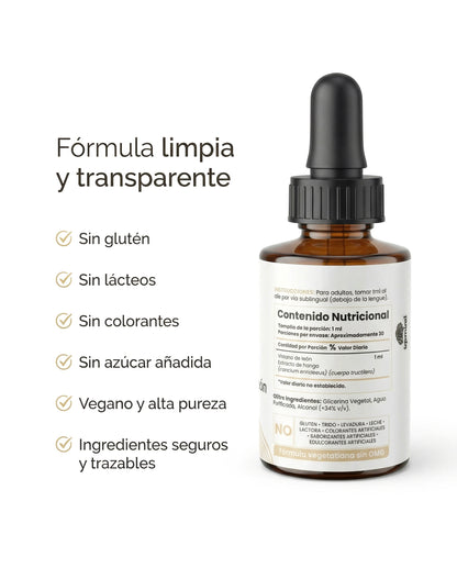 Triple Extracto de Melena de León 30 ml | Upmind
